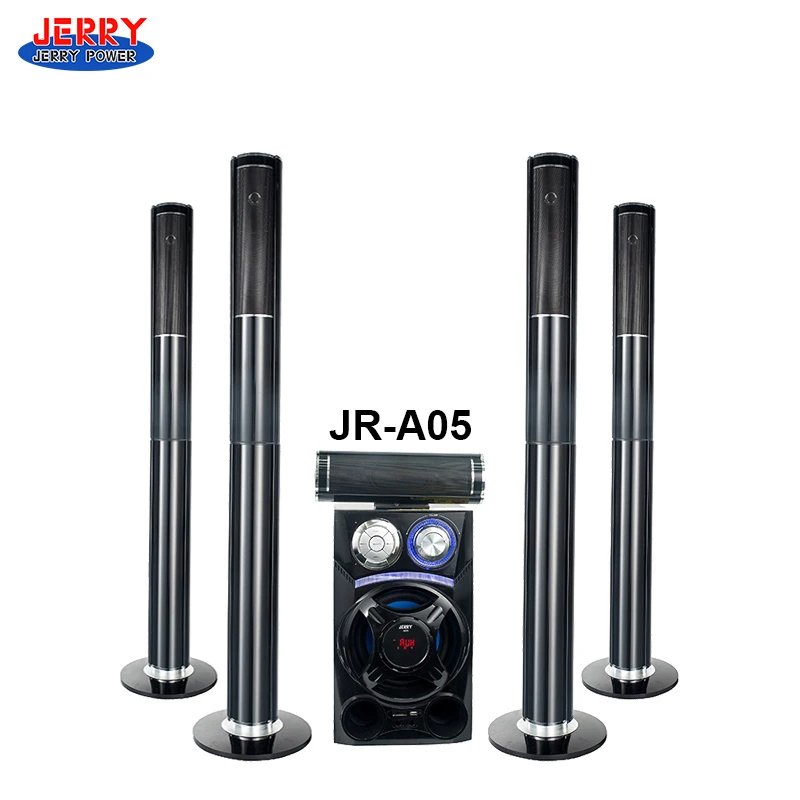 JERRY A05 new style 5.1 ch home theater surround sound system with active blue tooth woofer speaker
