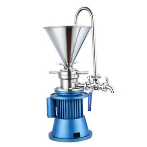 JML-50 Small Lab Commercial Vertical Honey Processing Cream Sesame Peanut Butter Making Machine Grinder Colloid Mill For Sale