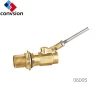 Junxiang 06004 brass floating ball valve, brass/pvc ball float valve