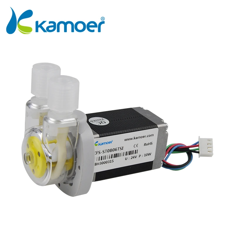 Kamoer KFS-ST 24V mini stepper motor dosing pump stearic acid water slient self-priming peristaltic pump for sweeping robot