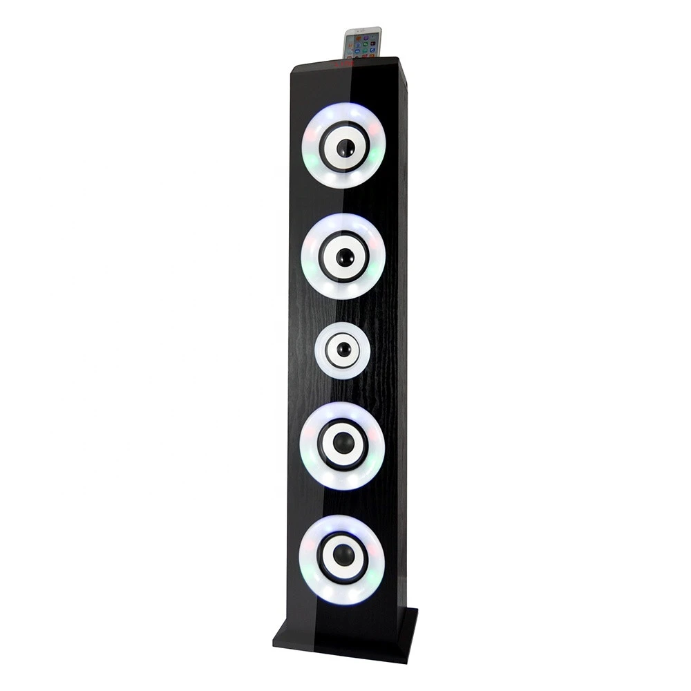 Karaoke bluetooth speaker subwoofer tower speaker with mic