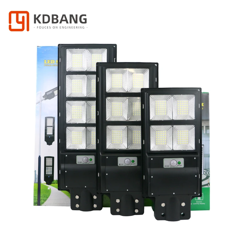 KDBANG High Brightness Solar Power Rainproof Ip65 Outdoor 100w 200w 250w LED Solar Street Light