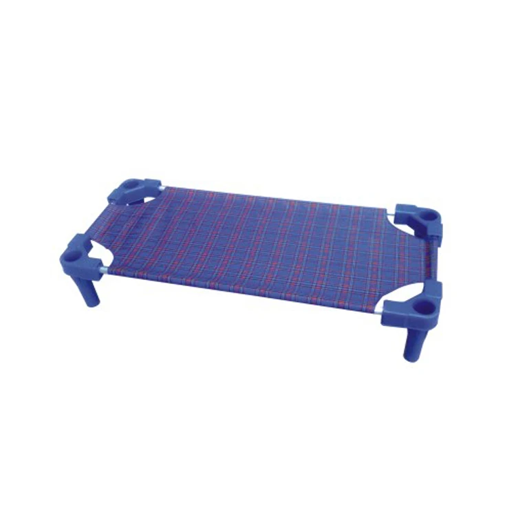 Kids baby Beds Manufacturer Top Cloth Kids Kindergarten Stackable children Daycare Cot set Standard bed