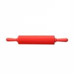 Kitchen Innovative Gadgets Silicone Rolling Pin With Wooden Handle