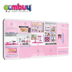 Kitchen set cute funny real kitchen children cooking play toy