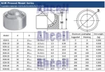 KSM-30 Omni 30mm Steel Ball Universal Bearings,Bovine Wheel Flat Round Metal Caster,Omniball Transfer Unit Conveyor Roller