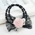 Import Lace Flower Elastic Hair band for girl and woman hair Accessories Ribbon Bow Hair Tie Rope Hair Band from China