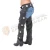 Import Ladies Low Rise Black Leather Chaps Motorcycle Riding Chaps 2021 from Pakistan