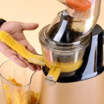 Large-caliber commercial low-speed slow-grinding juice machine multi-function home automatic juice extractor