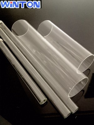 Large Diameter and Heat Resistant Quartz Glass Tube