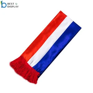 Latest Design GO TEAM Knitted Sports Football Scarf