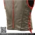 Import LATEST DESIGN INTERCEPTOR LACE SIDE CLUB BIKER VEST(RED TRIM AND RED ZIPPER) from Pakistan