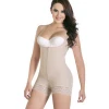 Latex Body Aide Slimming Bodysuit Shaper with Upper Thigh Control