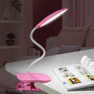 Led Book Light Mini Clip-On Flexible Bright LED Lamp for Travel Clip Desk Lamp Table Lamps Clamp on Light