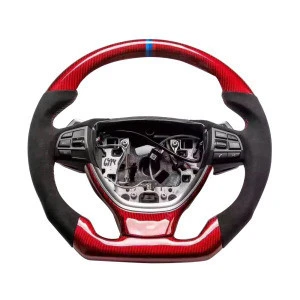 LED Carbon Fiber Car Steering Wheel for BMW F10 F11 F18 F06 F12 F13 F01 F02 F07