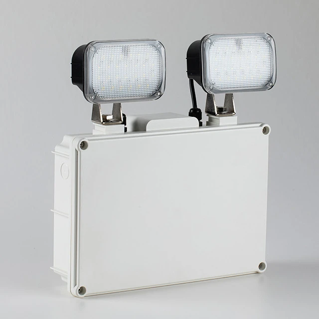 LED  Emergency Light Twin Spot  2 x 3W  Self test function  LED  IP65
