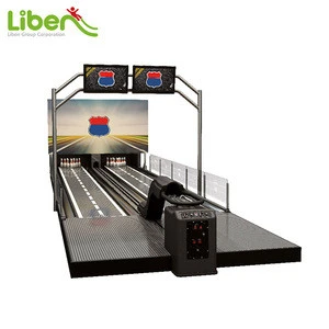 Liben 220-240V Arcade Game Machine Bowling Alley Lane Amusement Mini Bowling Equipment