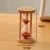 Import little sand clock watch sand timer hourglass with wooden case desk decor from China