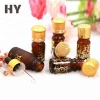 Logo empty dropper glass amber small 15ml custom cream lotion cosmetic packaging sample gold essential oil luxury perfume bottle