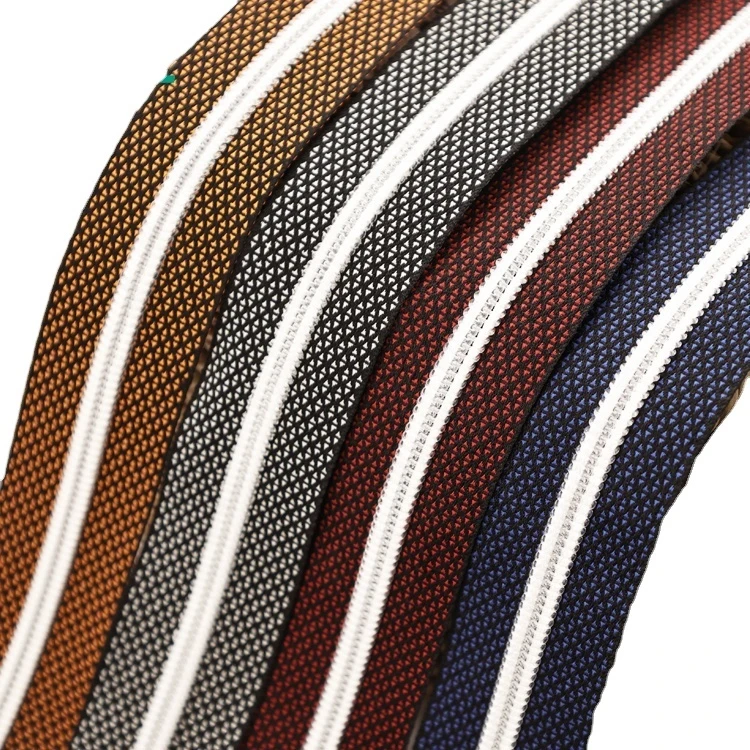 Long chain Nylon zipper roll zipper with  Fashionable tape