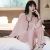 Import Long sleeve ice silk nightgown women suit fashion simple satin chiffon shake home thin from China