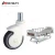 Import Longway 4 / 5 inch 120-140kg good quality antistatic nylon yoke TPR caster hospital beds wheels medical caster 80mm from China
