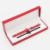 Low MOQ stock custom logo metal gift pen with gel ink refill set fast delivery promotion business gift pen