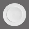 Low MOQ White Porcelain Bread Dessert Vegetable Fruit Salad Dinner Plates