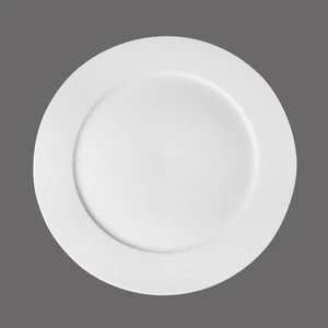 Low MOQ White Porcelain Bread Dessert Vegetable Fruit Salad Dinner Plates