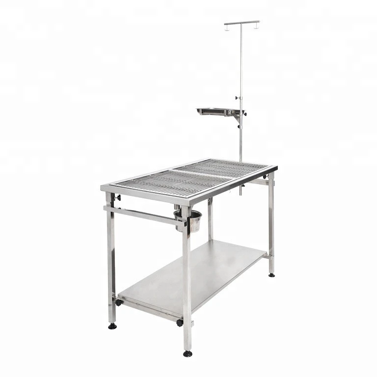 LT-1803/1804 Double-Deck Stainless Steel Treatment&amp;Dissection Pet Operation Table