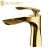 Import Luansen 0166-J inswept gold single handle brass body kitchen faucet from China