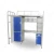 Import Luoyang Euloong School dormitory steel bunk beds with clothes locker and learning table from China