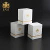 Luxury Custom White Emboss Cardboard Paper Gift Packaging Candle Box for Jewelry Gift Box Custom Perfume Box