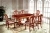 Import Luxury design dining room furniture wooden table top sale solid wood dining table from China