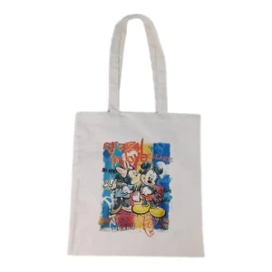 Luxury Large Canvas Printed Cartoon Shopping Bag Daily Use Luxury Tote Bags for Shopping