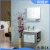 Import Luxury Space Saving Wall Mounting High Gloss Stainless Steel Bathroom Vanities With Ceramic Sink from China