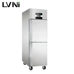 LVNI P series 500L 2 doors bakery fridge refrigerator with grill plate