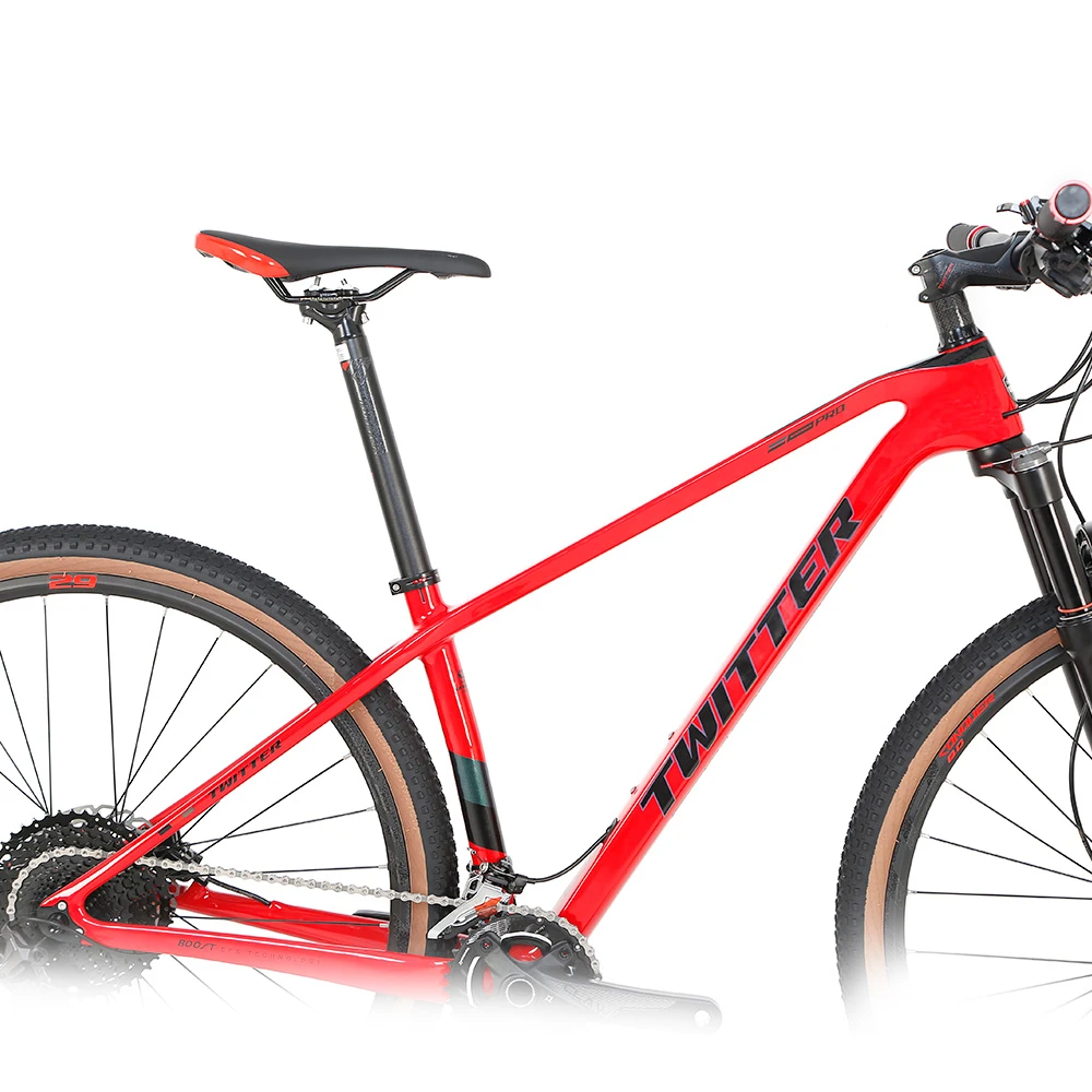 Made in china mountain bike carbon fiber SHlMANO XT 2*12 speed 275 29er mtb bicycle