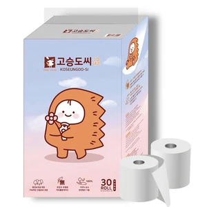 Made in Korea Top Quality Sanitary Paper 3Ply Toilet Tissue - 30M 30Roll