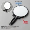Magnifying Makeup Mirror 1X/2X Magnification, Free Standing Bathroom Mirror for Vanity, Desk or Tabletop