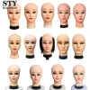 mannequin for jewelry wig display Makeup Face Realistic Female  with shoulders  realistic mannequin head for wig display