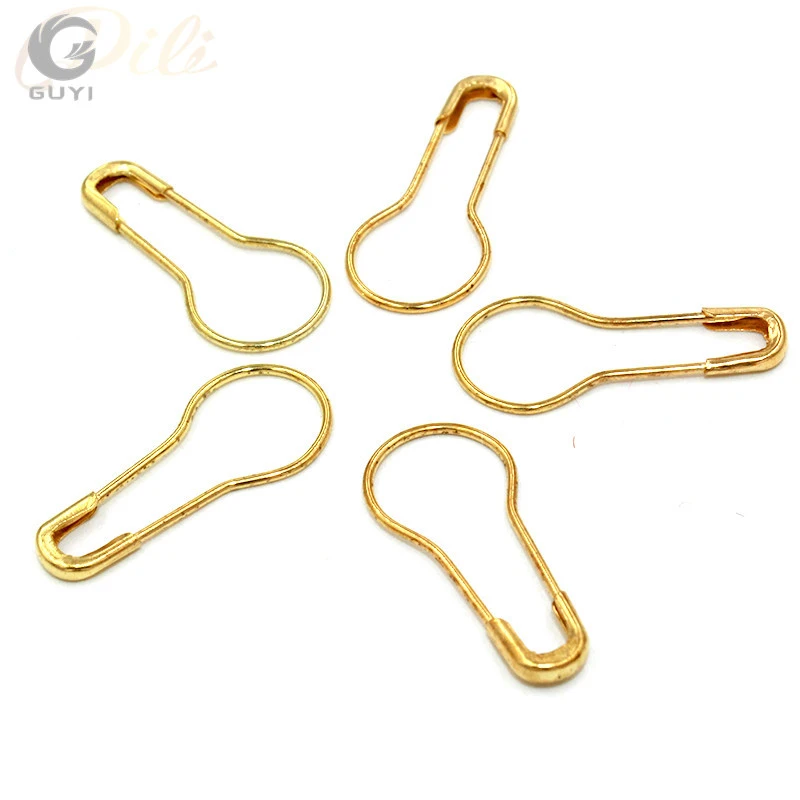 Manufacturer china Pear shape safty pin / garment accessories safety pin Gourd shaped Hang Tag Safty Pins