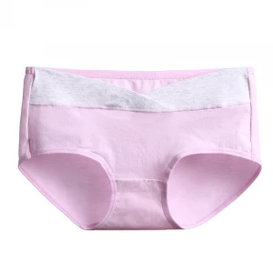 Manufacturer pregnant women panties pure cotton  Maternity Panties low waist belly briefs one-piece for women during pregnancy