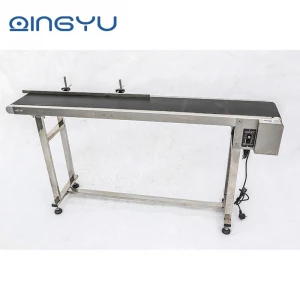 Manufacturer Small adjustable speed conveyor belt/ stainless steel conveyor
