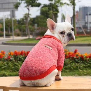 Manufacturer wholesale multi-colors luxury designed warm soft winter sweater pet dog clothes