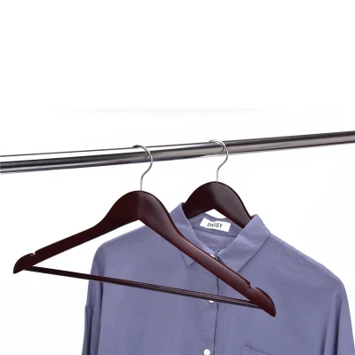 Manufacturer Wooden Clothes Hangers for Cloths Wood Coat Hanger 2021 Best Selling