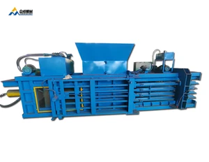 manufacturers directly fully automatic waste scrap baling press small used cardboard compactor machine for sale
