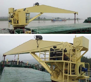 Marine Stick Fixed boom Floating Crane For Sale