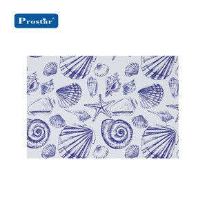 Mats &amp; pads table decoration &amp; accessories type Pvc printing woven Placemats for party decoration