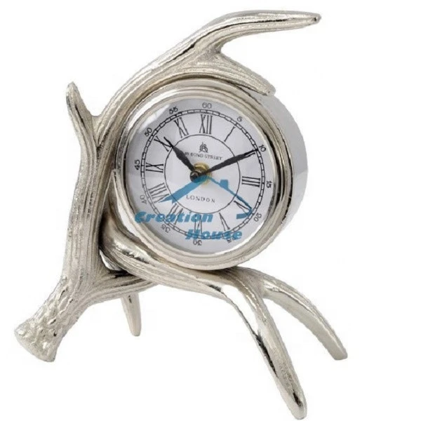 Metal Aluminium Decorative Table Clock